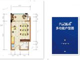 天悦国际_1室1厅1卫 建面44平米