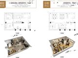 润和国际广场_1室2厅1卫 建面73平米