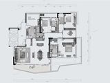 珠江颐德公馆_4室2厅4卫 建面277平米