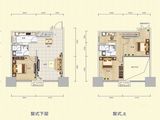 恒大城悦湖公馆_3室2厅2卫 建面92平米