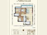 龙盛悦府_3室2厅2卫 建面105平米