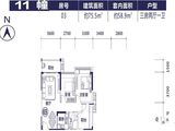 莱茵华庭_3室2厅1卫 建面75平米