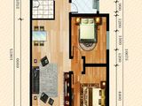 华洲国际_2室2厅1卫 建面105平米