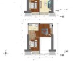 财富时代广场_2室2厅2卫 建面66平米