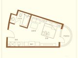 礼拜日_1室1厅1卫 建面60平米