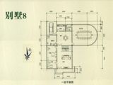 华浮宫桂园_别墅8 一层平面 建面0平米