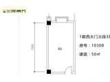 广厦水岸东方商铺_1室1厅0卫 建面50平米