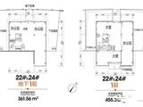 科瀛智创谷_22#&24#负一层、一层户型分布图 建面2667平米