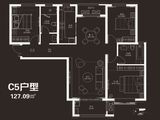 东南智汇城_3室2厅2卫 建面127平米