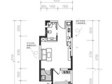 世邦佰亚燕都_1室1厅1卫 建面46平米