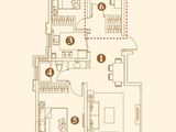 深物业湖畔御景_2室2厅1卫 建面88平米