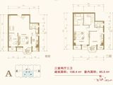 悦上城_3室2厅3卫 建面108平米