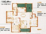 碧云壹零_4室2厅3卫 建面182平米