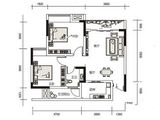 璧山瀚恩韵动_2室2厅1卫 建面58平米
