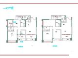 中铁骑士府邸_2室2厅2卫 建面90平米