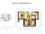 SM锦悦_2室2厅1卫 建面69平米