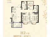 金象朗诗红树林_3室2厅1卫 建面89平米