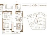 泉舜上城_3室2厅1卫 建面90平米