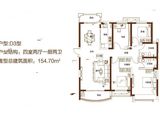 腾威城_4室2厅2卫 建面154平米