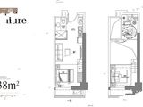 美墅_2室1厅1卫 建面38平米