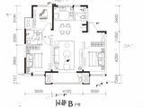 公园上城_3室2厅2卫 建面104平米