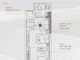 奥园城央壹品_1室1厅1卫 建面46平米