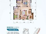 花样年德商好未來_4室2厅2卫 建面128平米