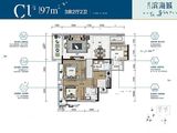 虎门滨海城_3室2厅2卫 建面97平米