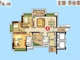 宏宇景裕豪园_4室2厅2卫 建面124平米