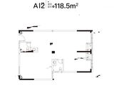 华威创智园_A12户型118.5平 建面118平米