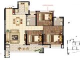 天地源云锦香都_3室2厅2卫 建面126平米