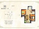 兴茂金陵北辰_2室2厅1卫 建面86平米