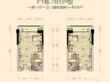 开元盛世华城_1室1厅1卫 建面46平米