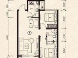 金隅大成郡_2室2厅1卫 建面81平米