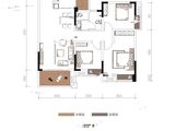 倍特香槟华府一期_3室2厅2卫 建面108平米