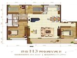 悦府_4室2厅2卫 建面171平米