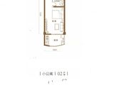 青岛路96号百度城_1室1厅1卫 建面42平米