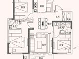 绿地东北亚国博城_3室1厅2卫 建面109平米