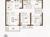 绿地新里城_3室2厅1卫 建面94平米