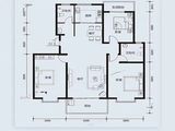 龙廷山水东方御园_3室2厅2卫 建面137平米