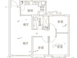 恒大滨河左岸_3室2厅1卫 建面108平米