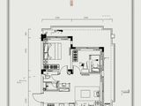 中交绿城高福小镇_1室1厅1卫 建面83平米