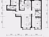 天津富力新城_3室2厅2卫 建面115平米