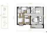 首创未来之城_3室2厅2卫 建面133平米