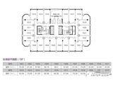 汇银广场_写字楼15F标准层平面图 建面0平米