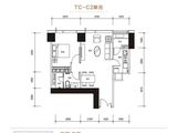 恒大中心写字楼_户型单页4 建面0平米