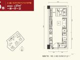 嘉霖华禧_1室1厅1卫 建面37平米