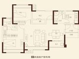 西财学府阳光_2室2厅2卫 建面98平米