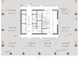 中海广场_23-30F标准层平面图 建面2080平米