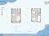 保利春湖国际生态城_2室2厅2卫 建面56平米